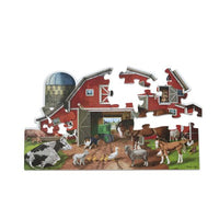 Busy Barn Yard Shaped Floor Puzzle - 32 Pieces