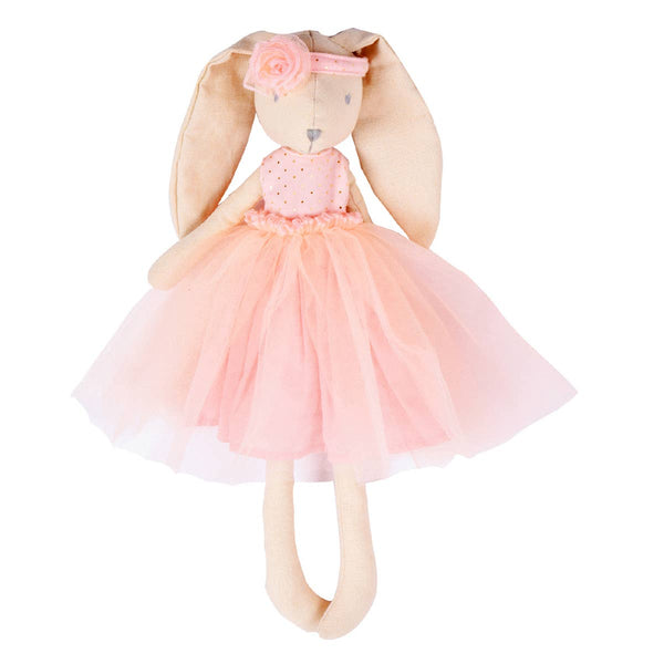 Marcella the Bunny -  Ballerina in Pink Toile Skirt