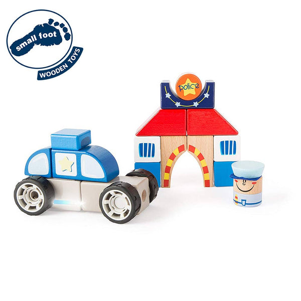 Small Foot Police Construction Set w Sound